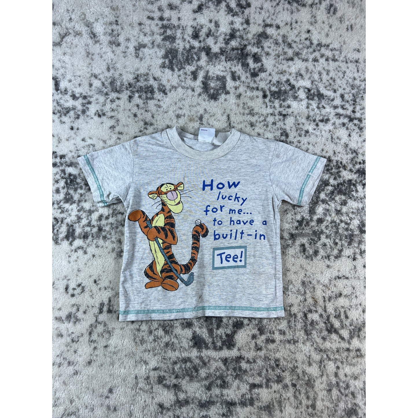 Vintage Disney Pooh Tigger Golf Shirt Toddler 12M–18M