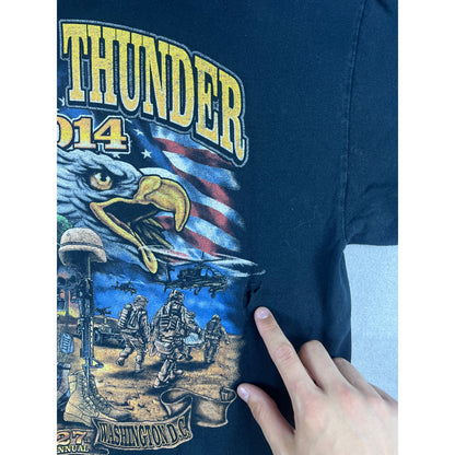 2014 Rolling Thunder 27th Annual T-Shirt - L