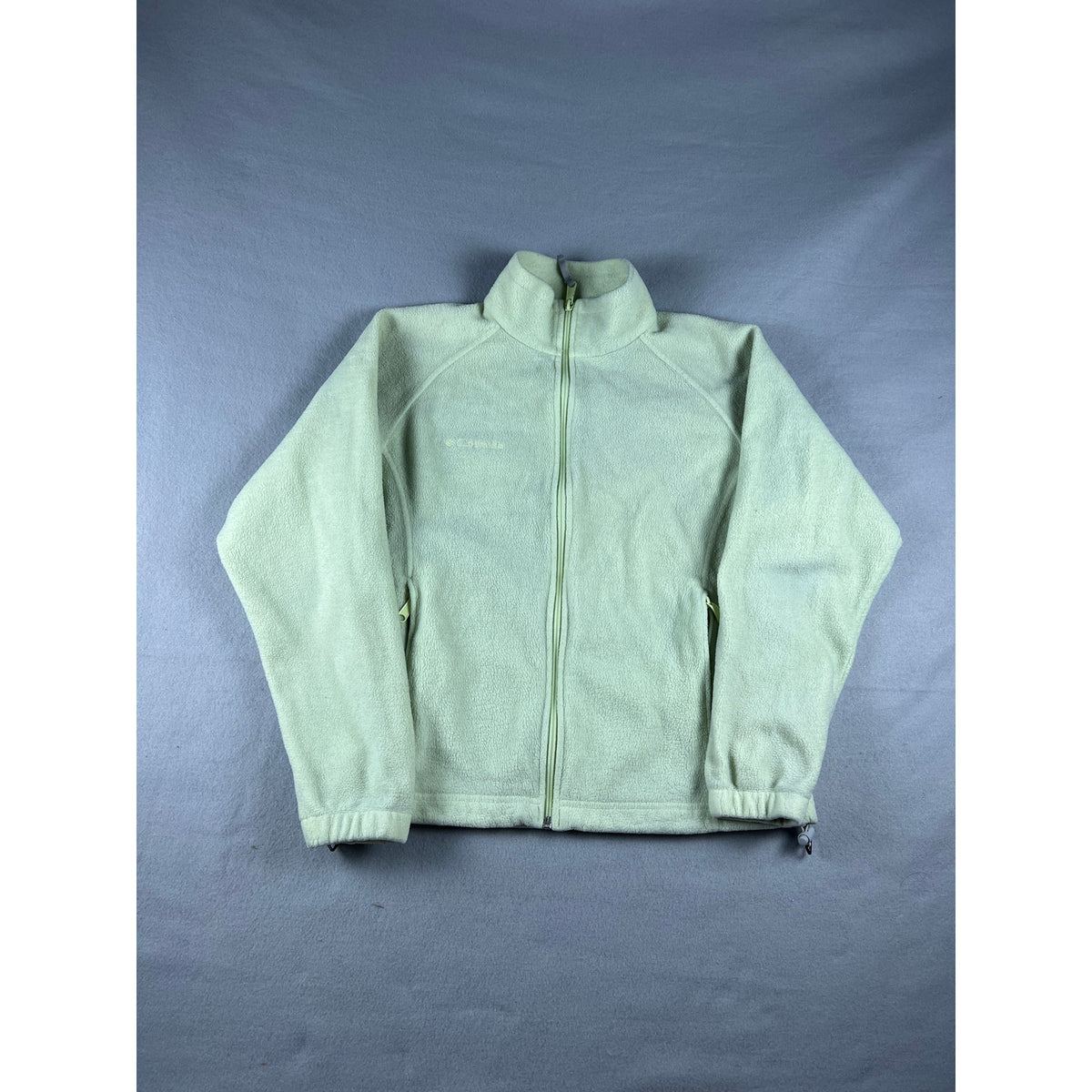 Columbia Green Full Zip Fleece Jacket - M