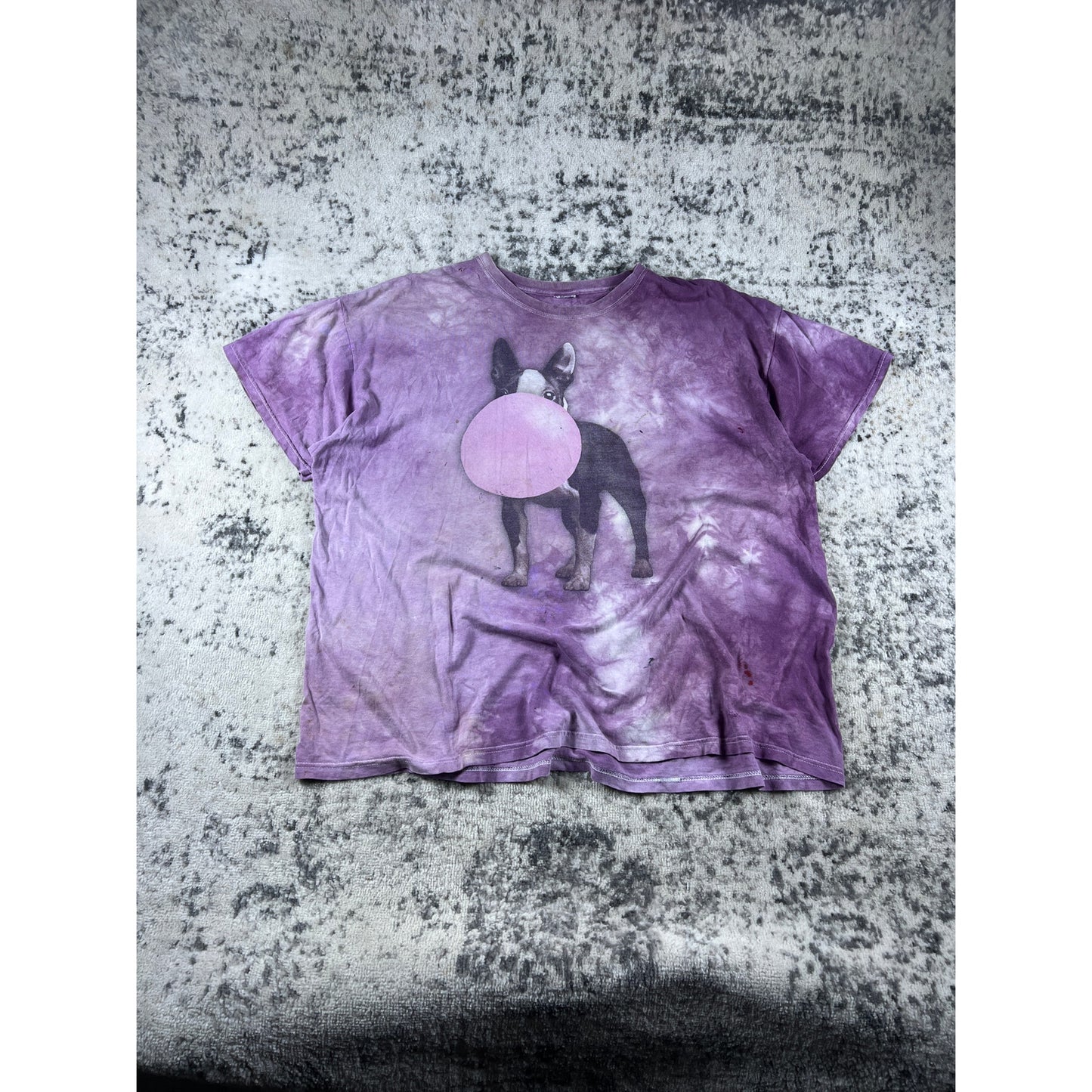 Vintage Purple Bubble Gum Dog Shirt - XXL