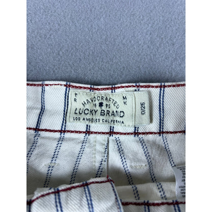Y2K Lucky Brand Denim Striped Shorts - 0/26