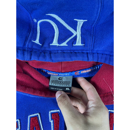 Vintage Colosseum Kansas Jayhawks Hoodie - XL
