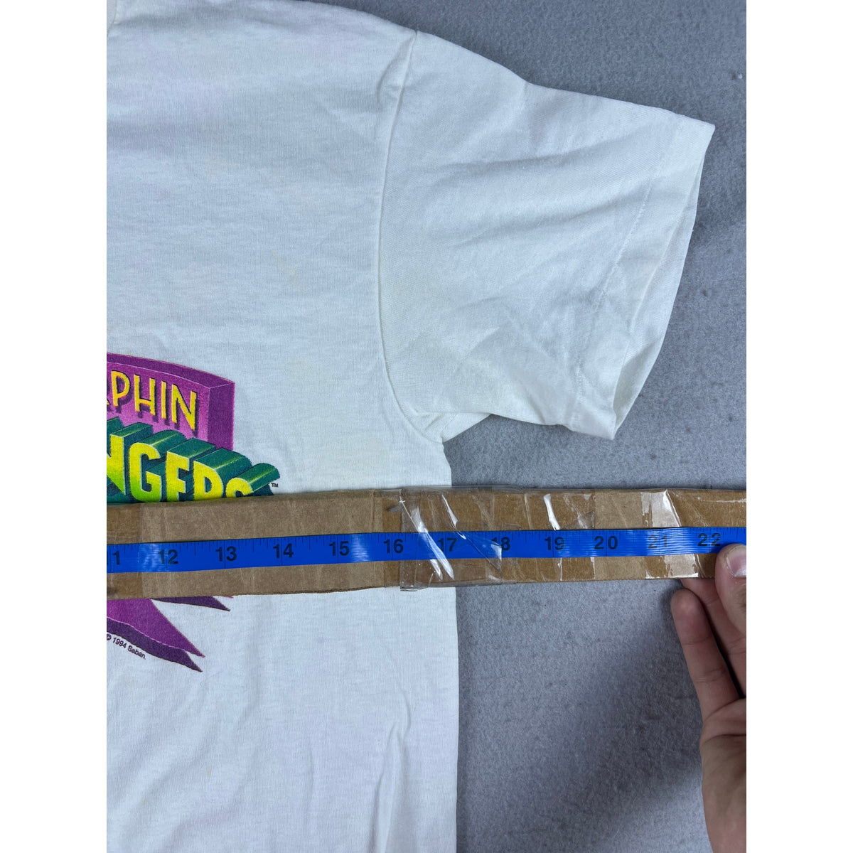 Vintage 1994 Mighty Morphin Power Rangers T-Shirt Youth - L