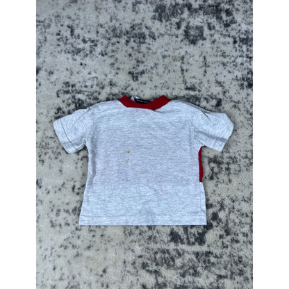 Vintage Marvel Spiderman Ringer T-Shirt - 12M