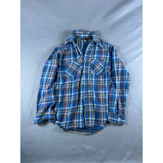 Woodland Flannel Plaid Shirt Boys - L