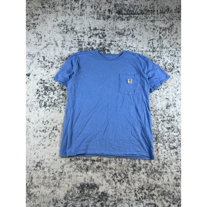 Vintage Light Blue Carhartt Pocket T-shirt - M