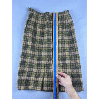 Vintage Wool Tweed Skirt - XS