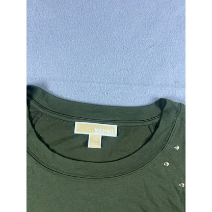 Michael Kors Studded Shoulder Top - L