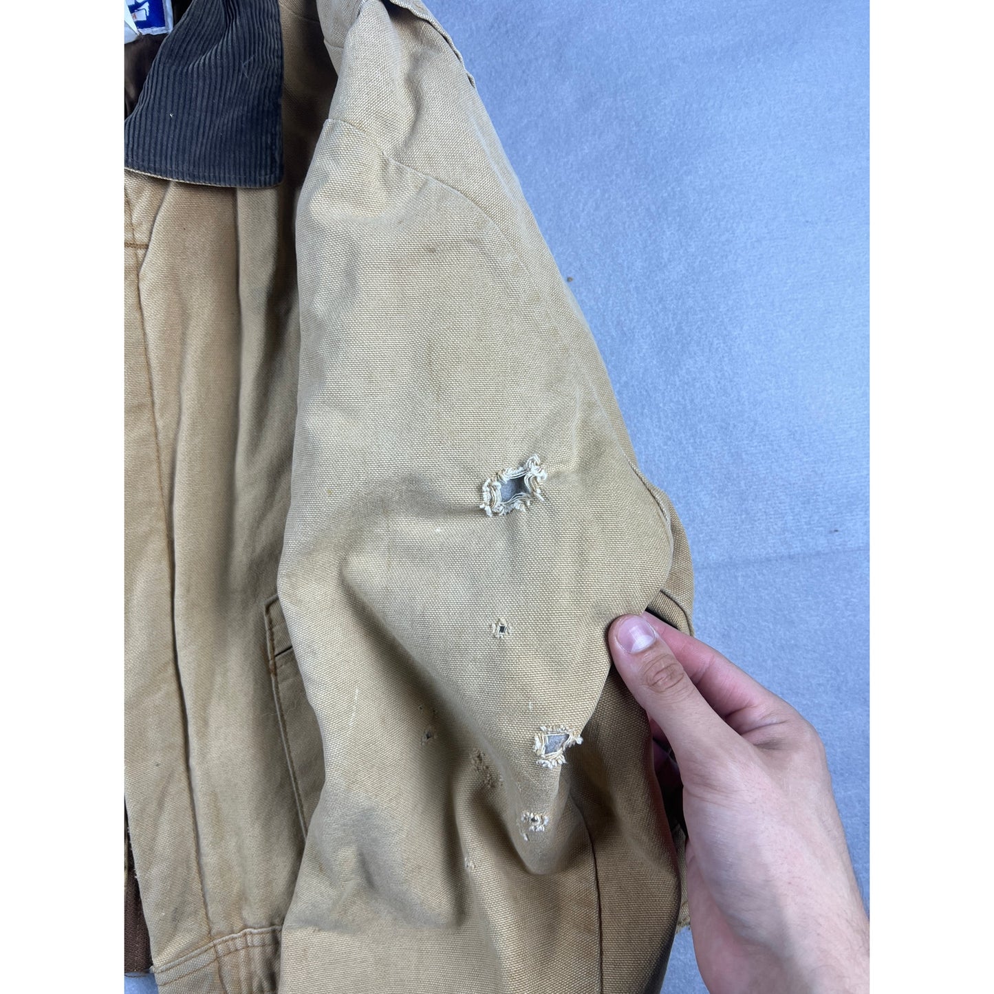 Vintage Berco Duck Canvas Work Jacket - L Tan