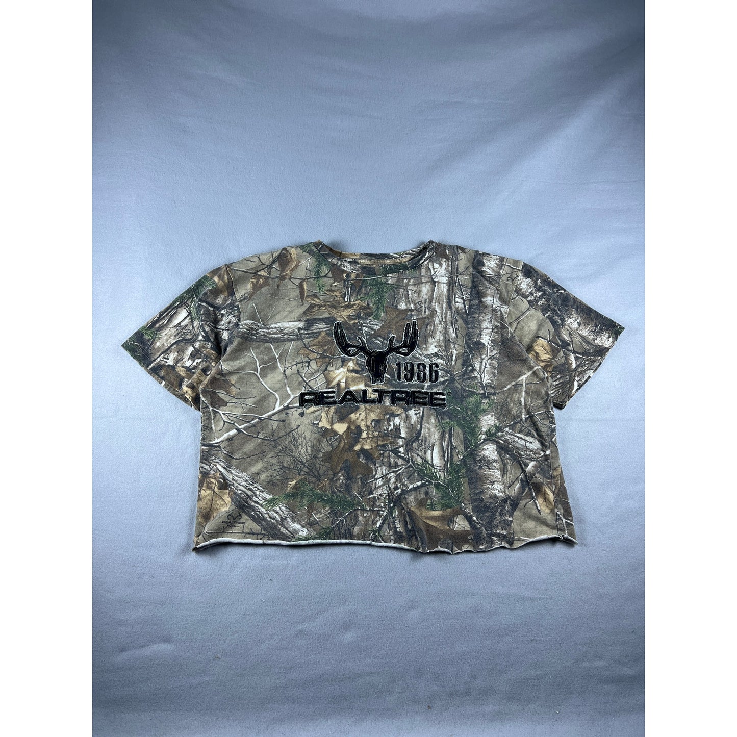Buckhorn River Camo Cropped Top Womens - XL