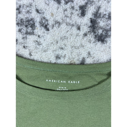 Y2k Green American Eagle T-shirt - M