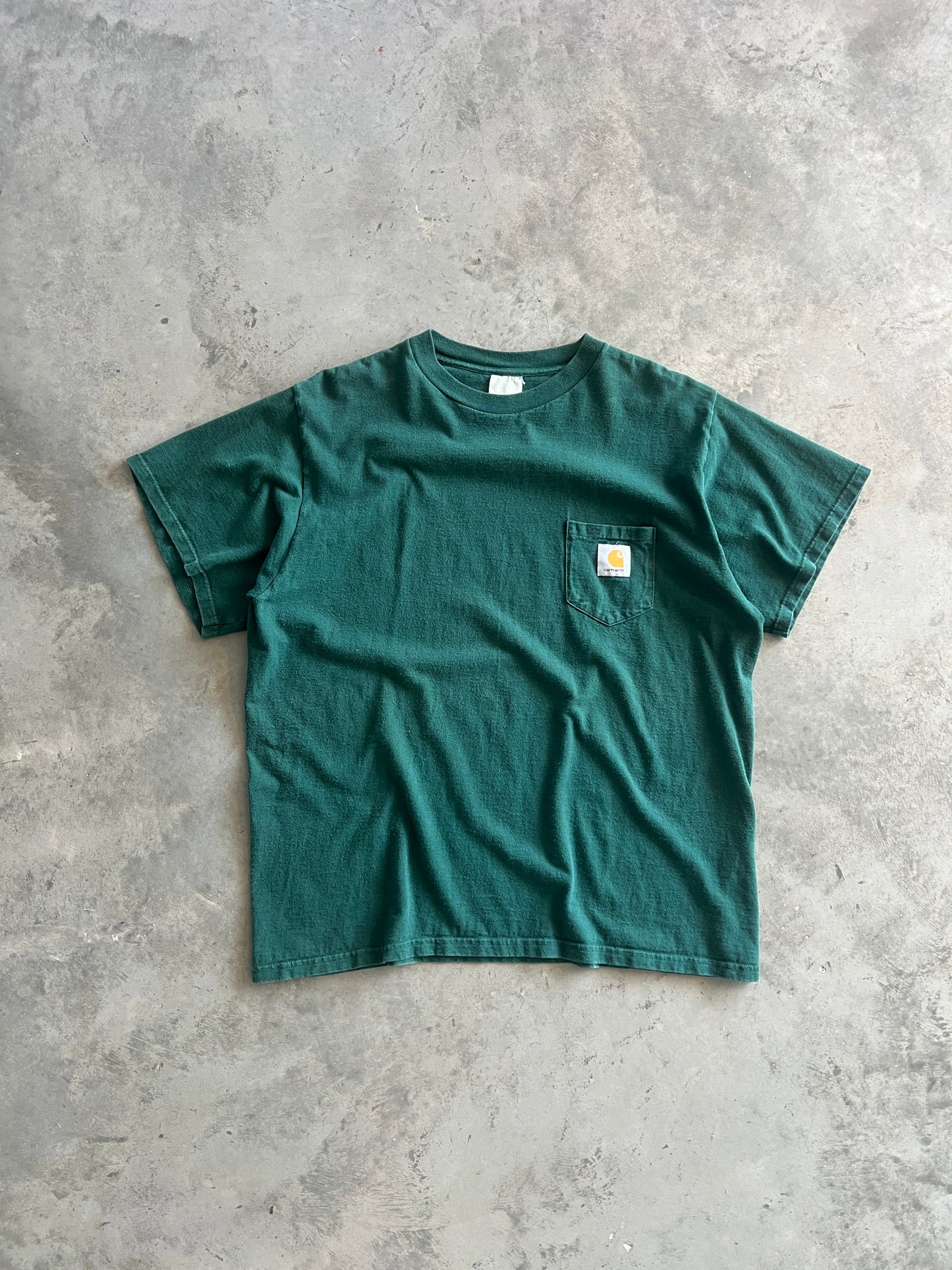 Vintage Forest Green Carhartt Shirt - L