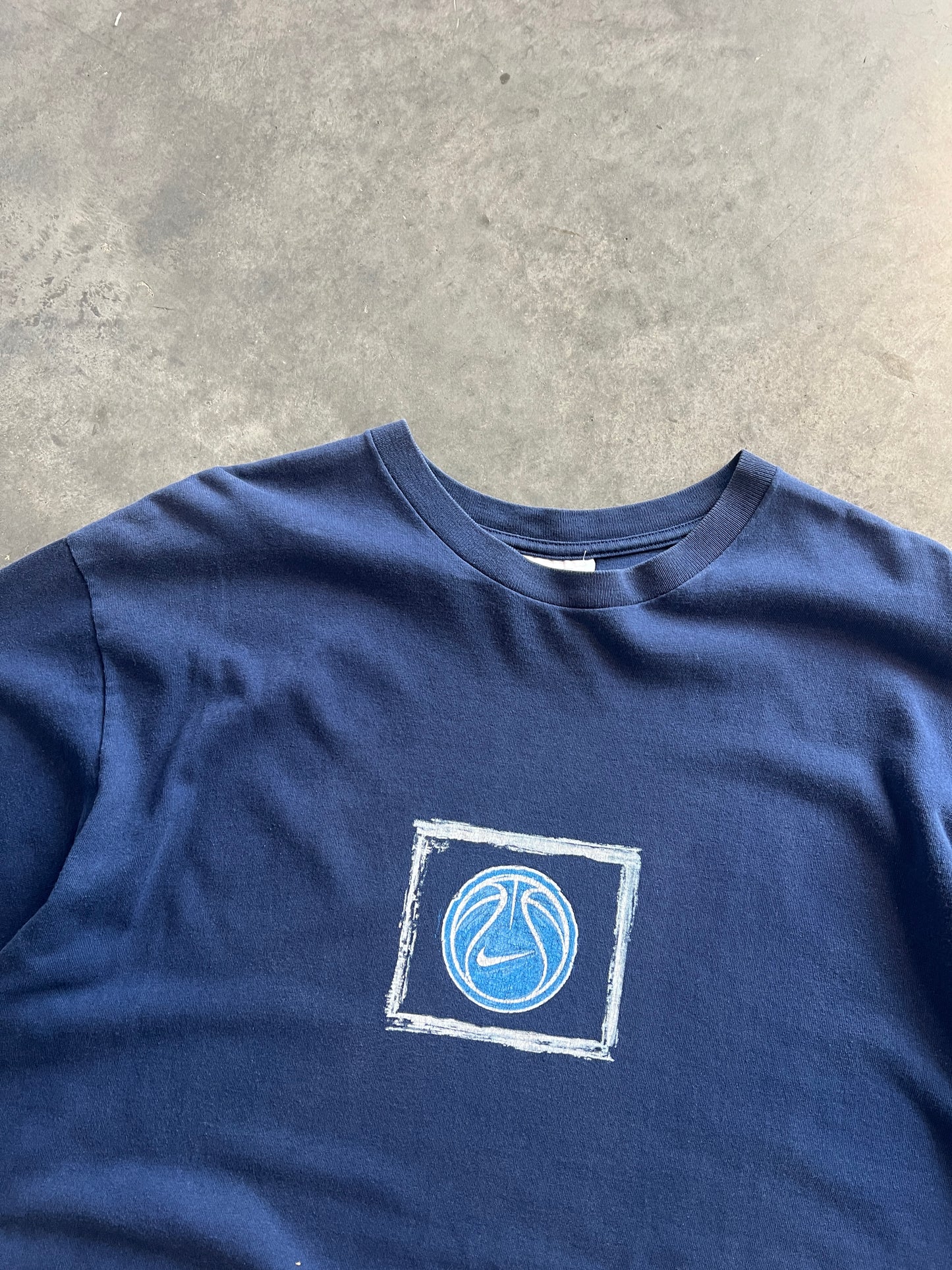 Vintage Navy Blue Nike Baseball Shirt - L
