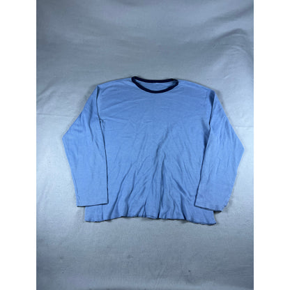 Vintage Thermal Ringer Shirt - XL