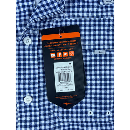 Habit Shirt - M Brookside Check
