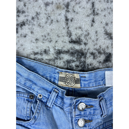 DENIM REPUBLIC high rise jean shorts - 27