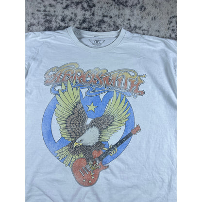 Aerosmith Eagle Guitar T-Shirt Mens