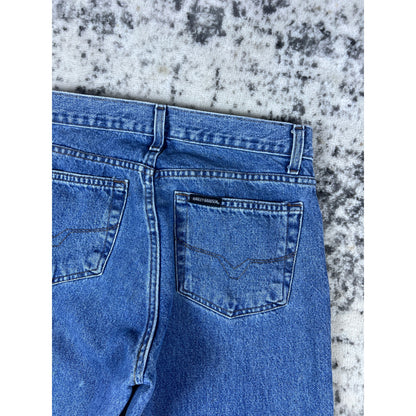 Vintage Harley Davidson Denim Blue Jeans - 32