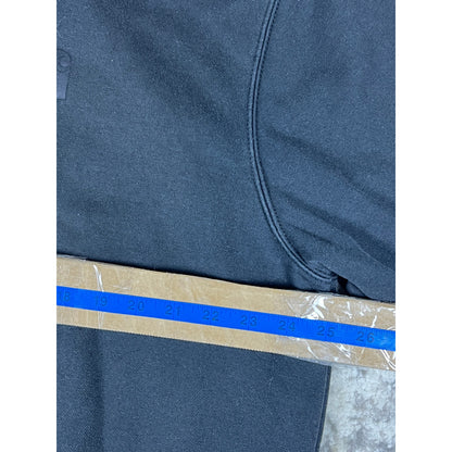Vintage Black Carhartt Spellout Hoodie - L