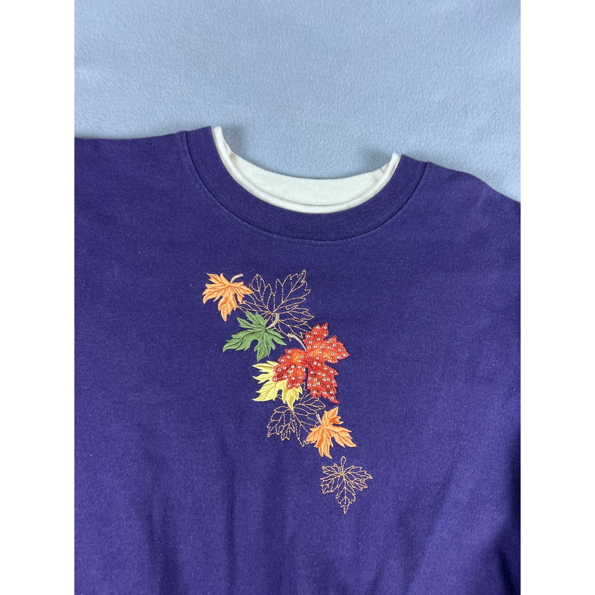 Pleasant Shade Autumn Leaves Sweatshirt Womens - XL