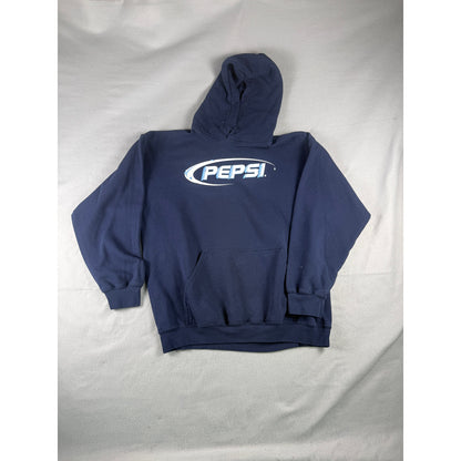 Pepsi Spellout Hoodie Sweatshirt - L