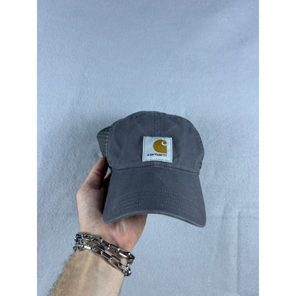 Gray Carhartt Snapback Mesh Logo Hat