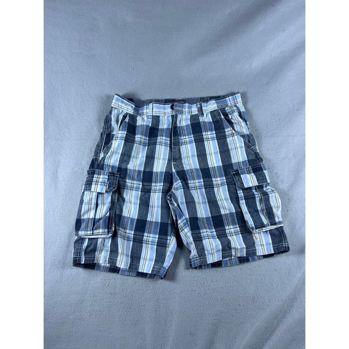 Canyon Creek Plaid Cargo Shorts - 34