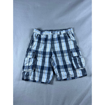 Canyon Creek Plaid Cargo Shorts - 34