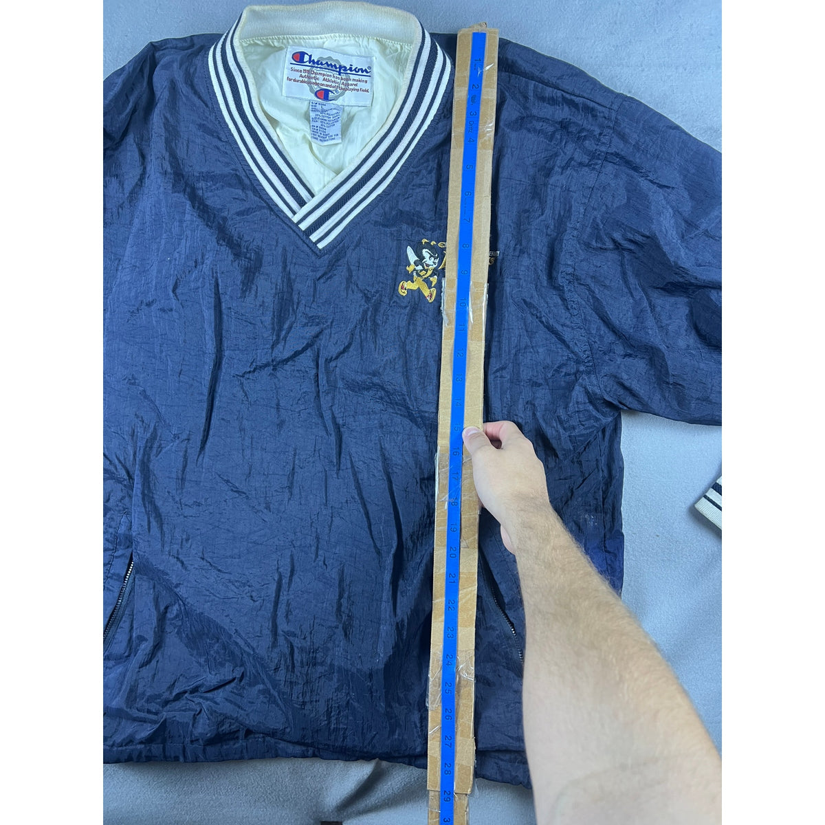 Vintage Champion Emporia State University Hornets Windbreaker Jacket - L
