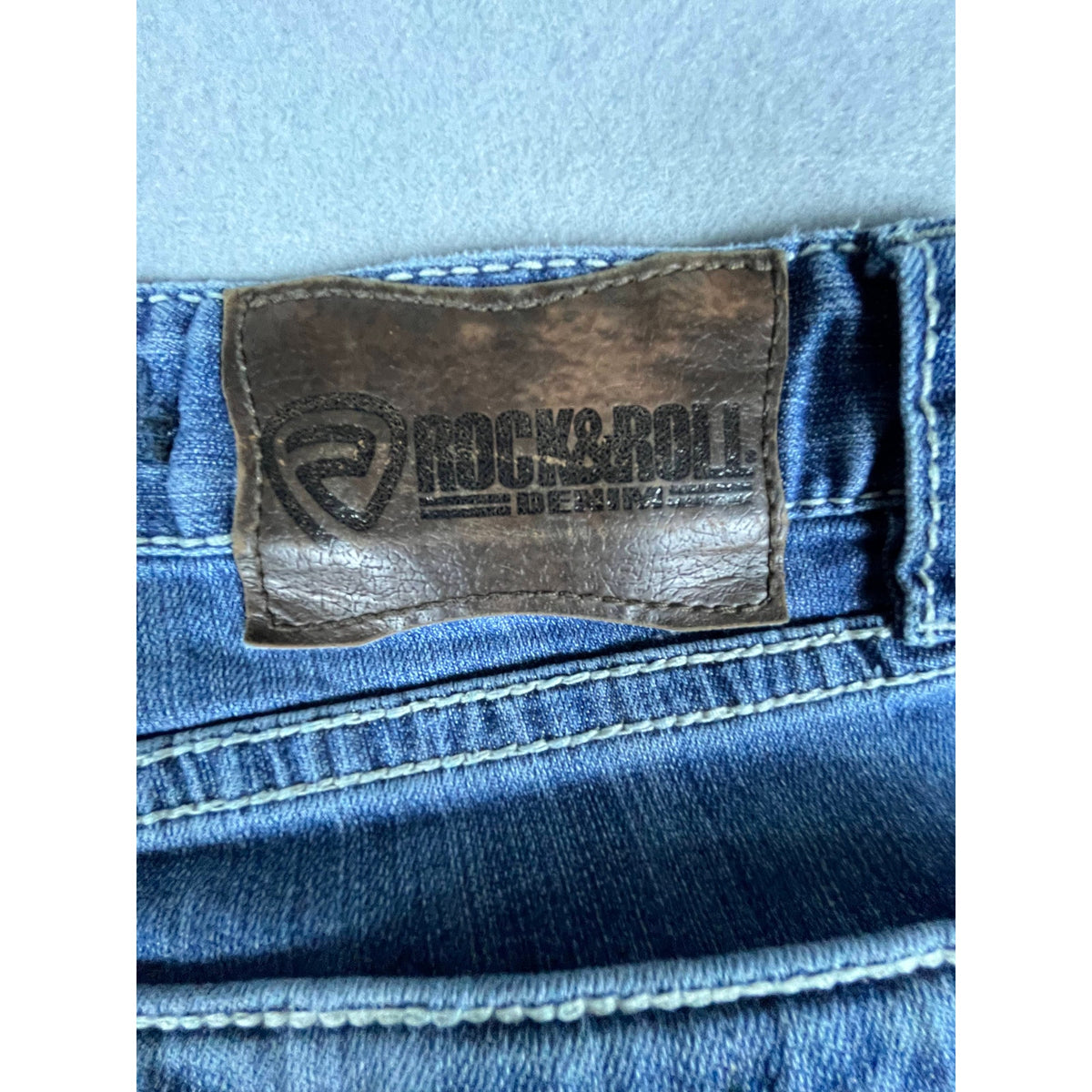 Rock & Roll Denim Double Barrel Straight Jeans - 33x29