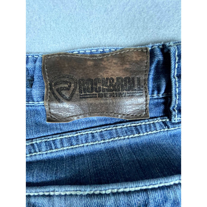 Rock & Roll Denim Double Barrel Straight Jeans - 33x29