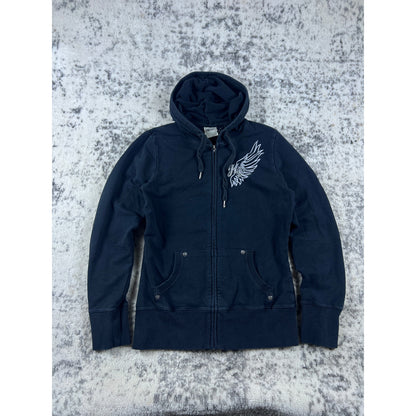 Black Harley Davidson Zip Hoodie - S