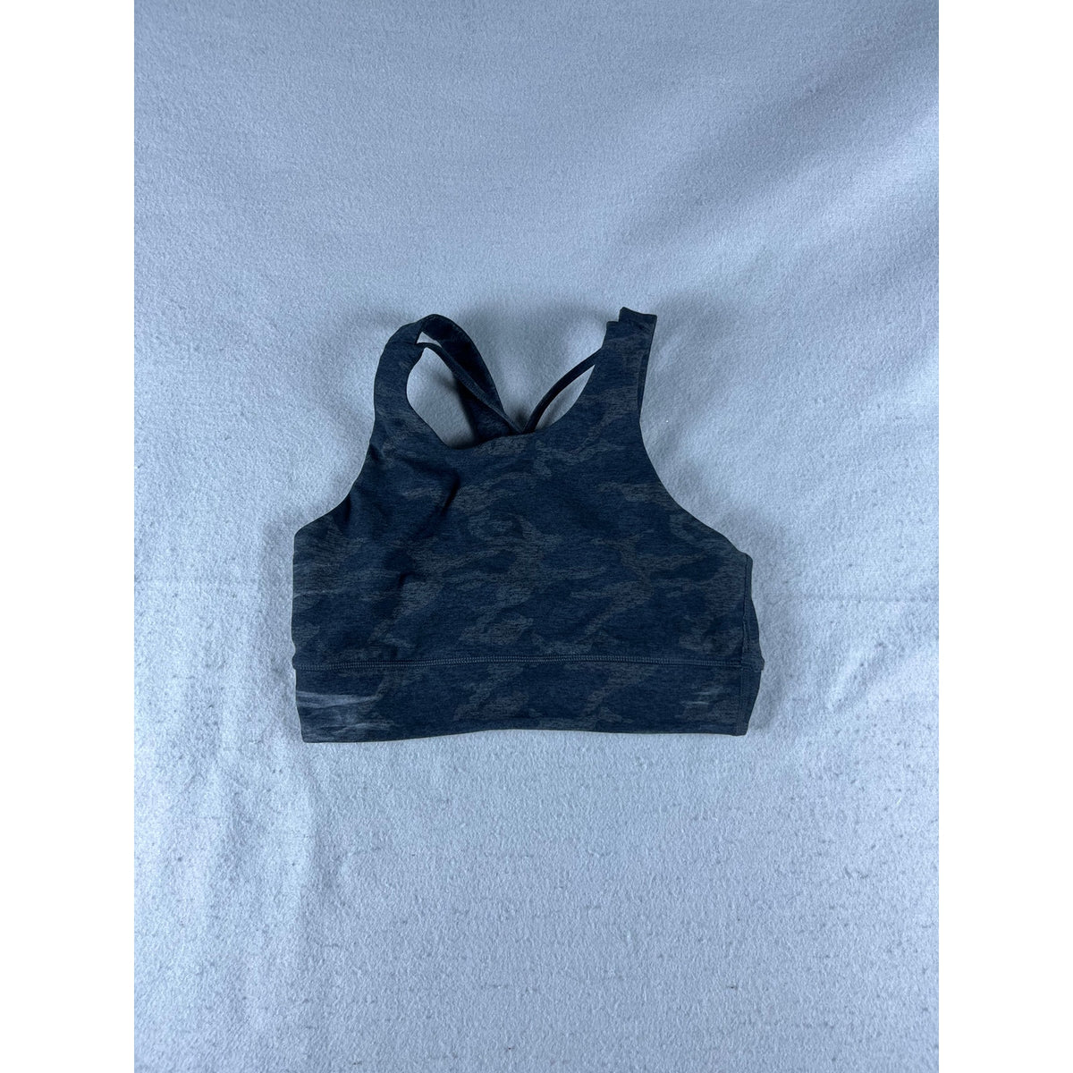 Vuori Elevation Sports Bra Dark Gray Camo
