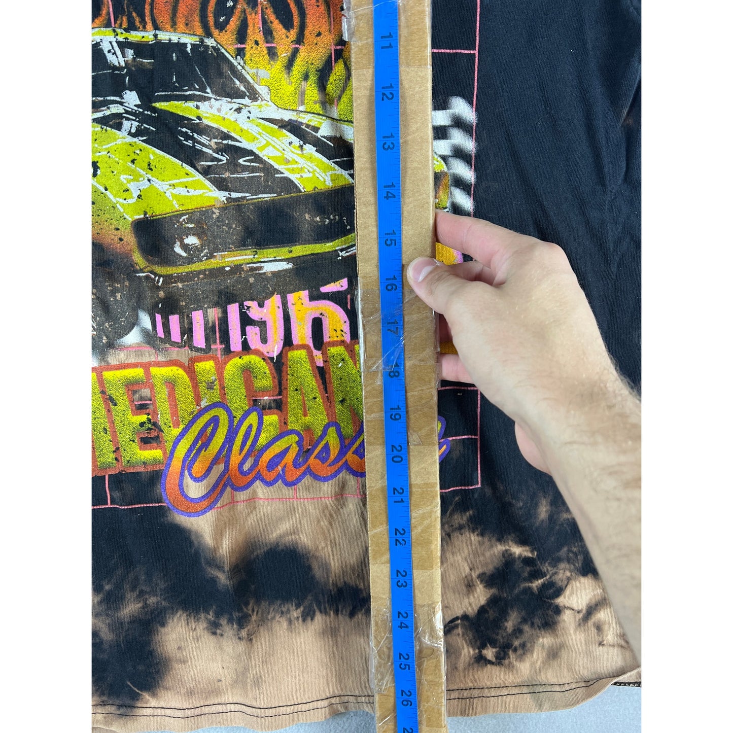 Chevrolet Camaro 1969 Bleach Dye T-Shirt - L
