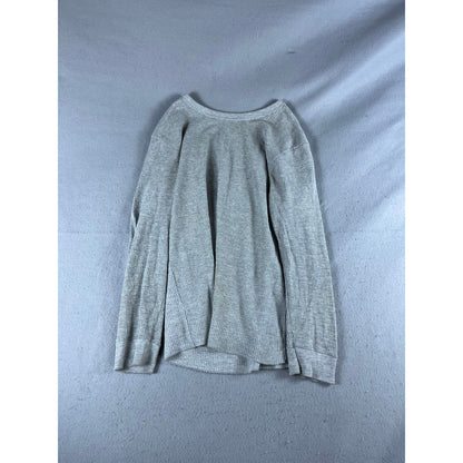 Mens Thermal Waffle Knit Shirt - S