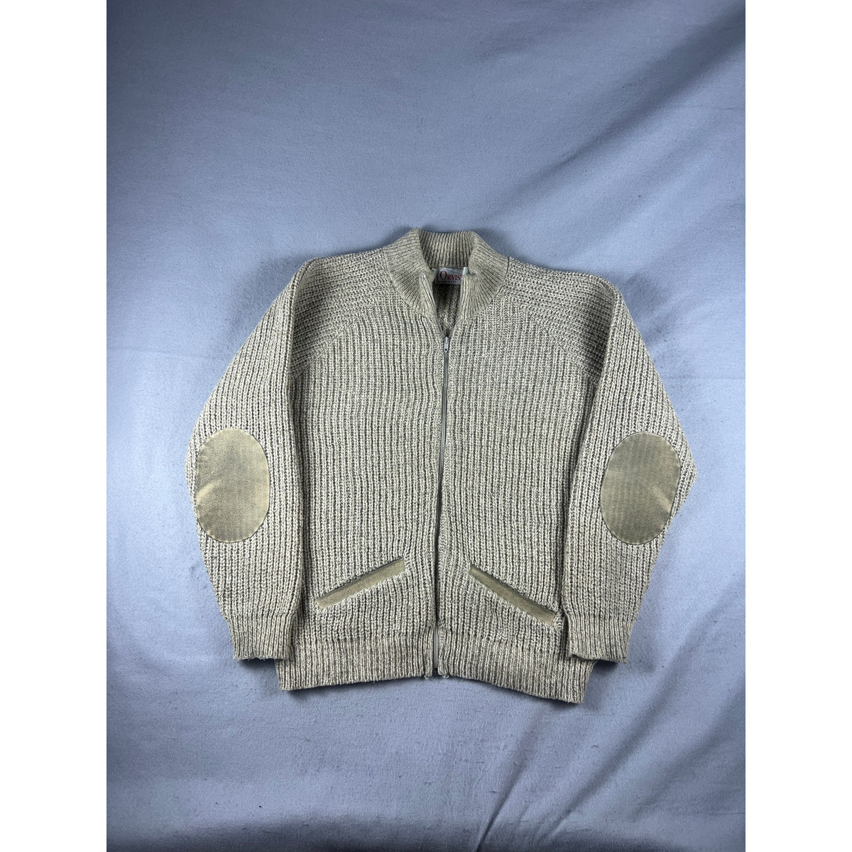 Vintage Orvis Wool Elbow Patch Cardigan - L