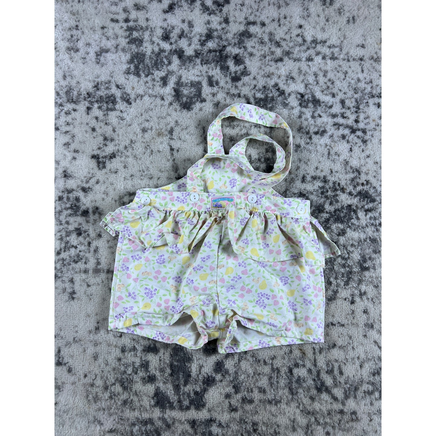 80's Vintage Floral Oshkosh B'gosh Shortalls - 2T