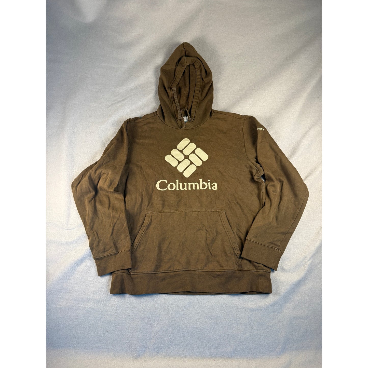 Columbia Spellout Logo Hoodie - M