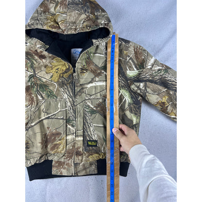 Walls Canvas Realtree Camo Jacket Youth - L