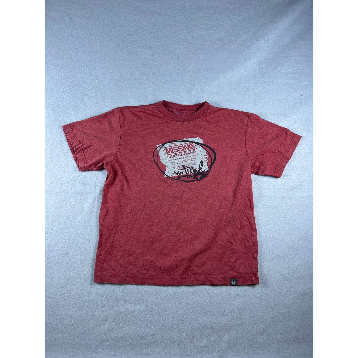 Y2k Red Vertical Skateboard Shirt - YL