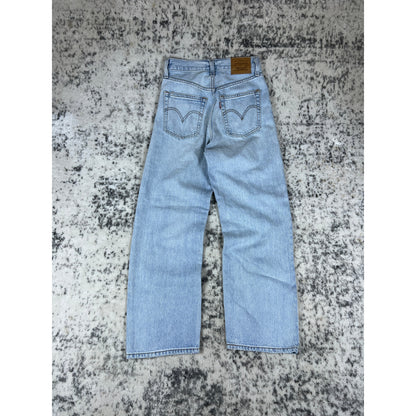 Vintage Levi's Women's Wide Leg Jeans - 28