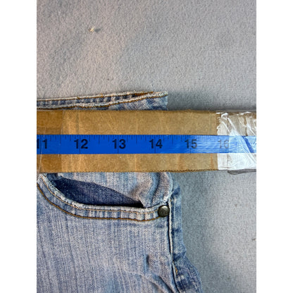Vintage Y2K Paris Blues Denim Booty Shorts - 11