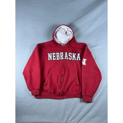 Nebraska Cornhuskers Hoodie Sweatshirt - L
