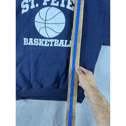 Vintage St Peter Basketball Hoodie - M
