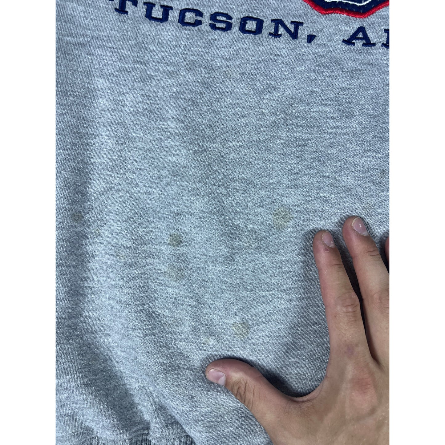 VTG Arizona Wildcats Spellout Crewneck - L