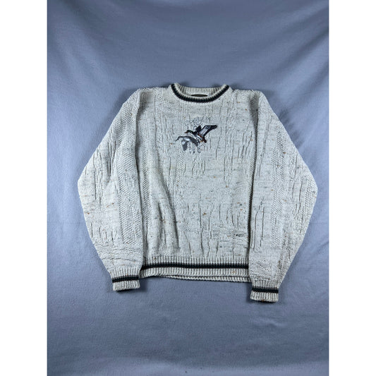 Vintage Croft & Barrow Flying Mallard Sweater - XL