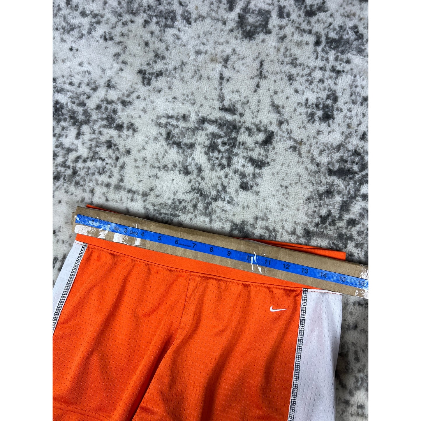 Nike Orange Y2k Mesh Shorts - M