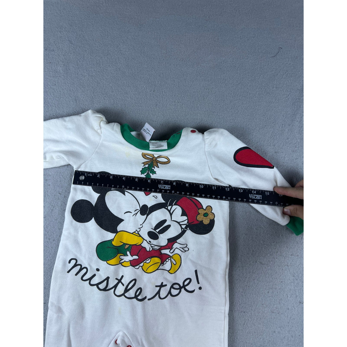 Vintage Disney Mickey Minnie Romper Toddler - 18M