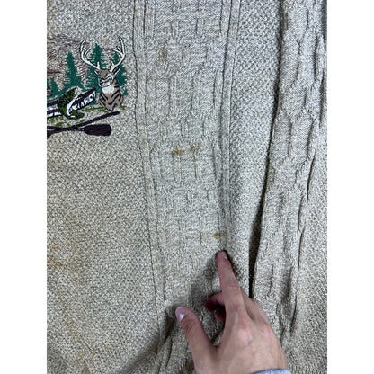 Vintage Haggar Wildlife Hunting Sweater - L