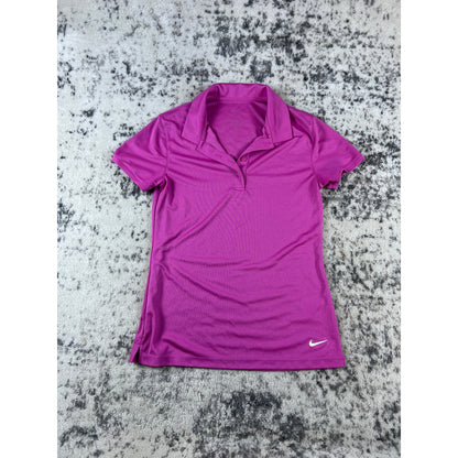 Nike Purple Golf Polo Shirt Womens - XS